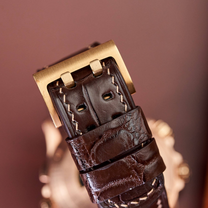 Alligator Leather Strap for Hamilton