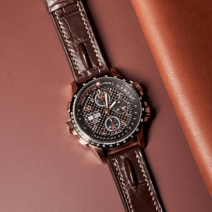 Alligator Leather Strap for Hamilton