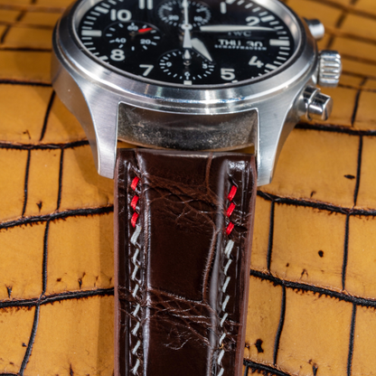Alligator Leather Strap for IWC Pilot