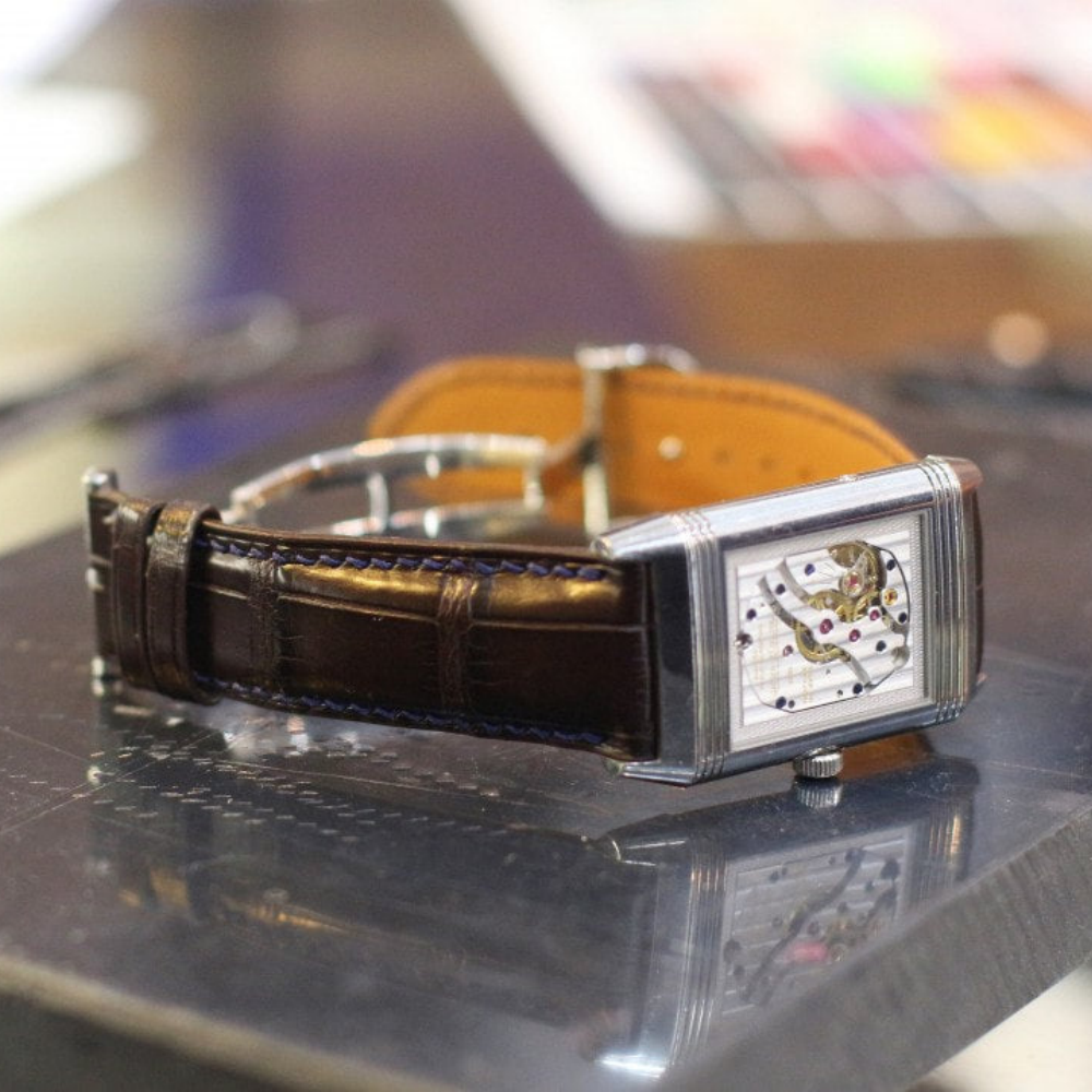 Alligator Leather Strap for Jaeger-LeCoultre Reverso