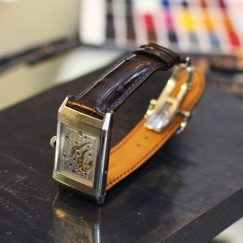 Alligator Leather Strap for Jaeger-LeCoultre Reverso
