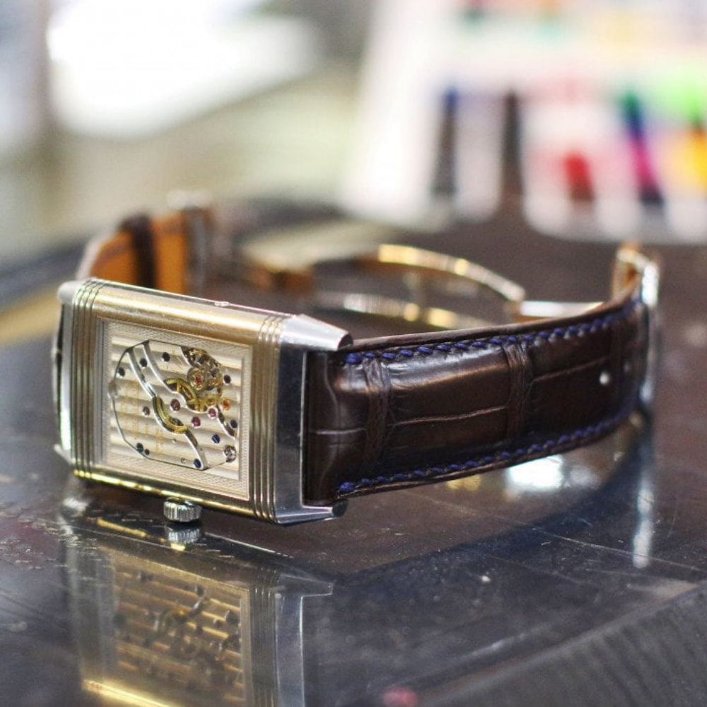 Alligator Leather Strap for Jaeger-LeCoultre Reverso
