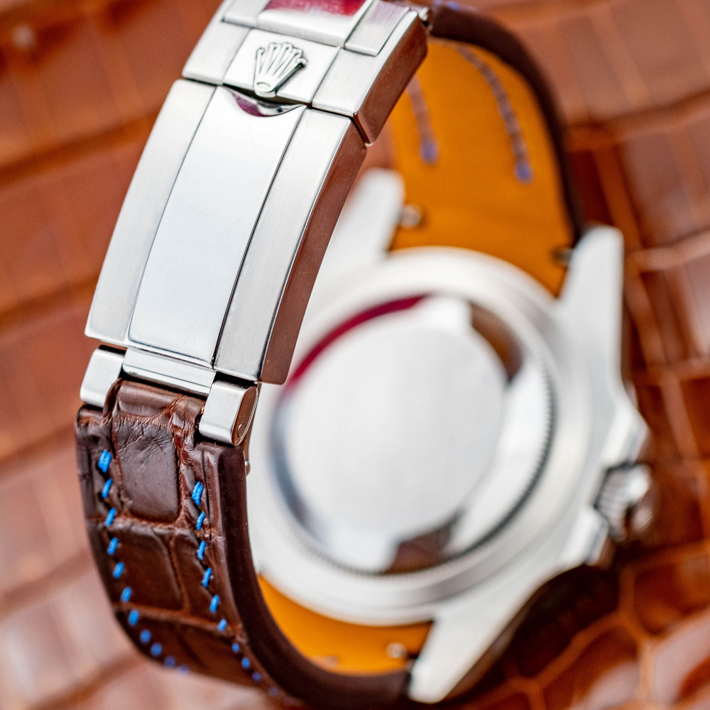 Alligator Leather Strap for Rolex GMT-Master II