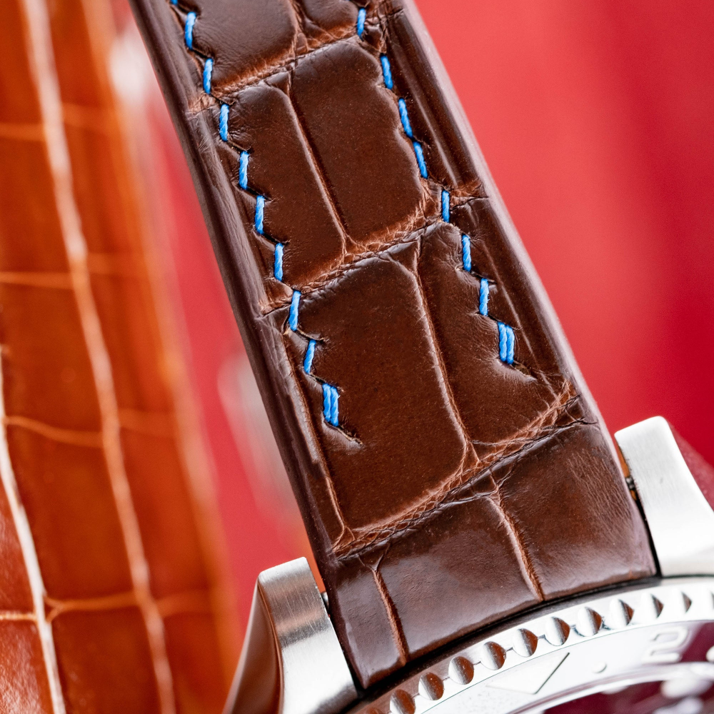 Alligator Leather Strap for Rolex GMT-Master II