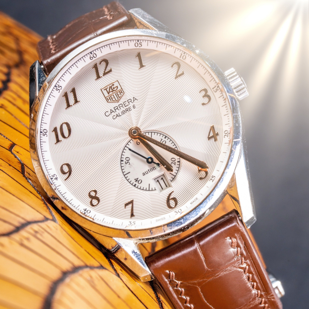 Alligator Leather Strap for Tag Heuer Carrera