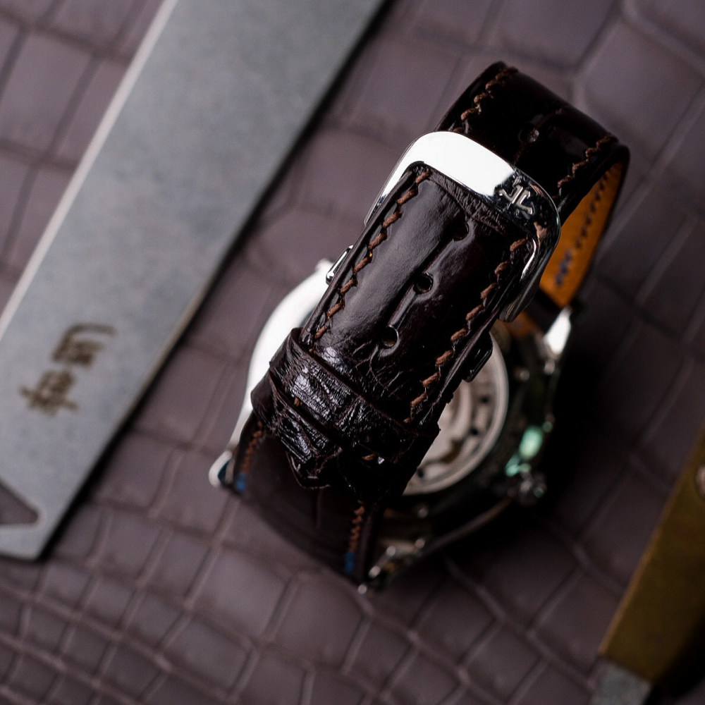 Alligator Leather Strap for Jaeger-LeCoultre Master