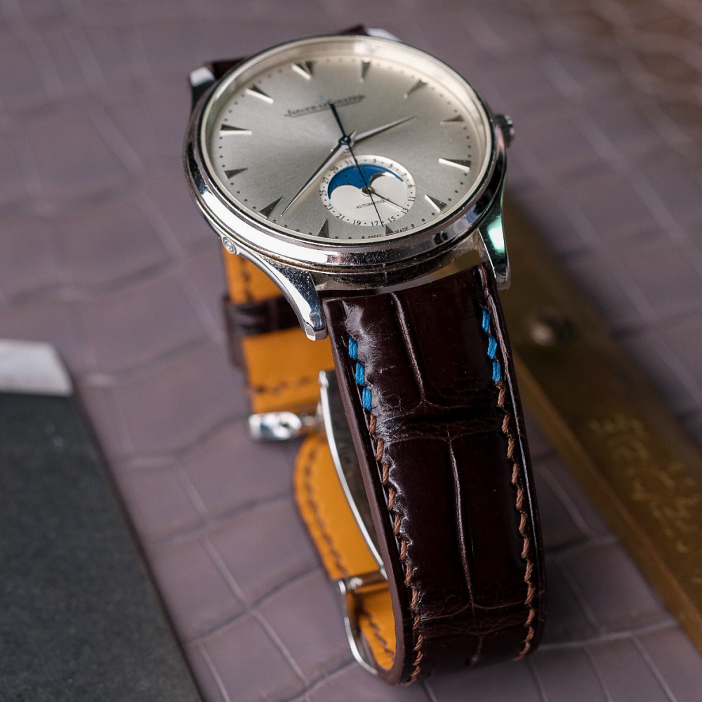 Alligator Leather Strap for Jaeger-LeCoultre Master