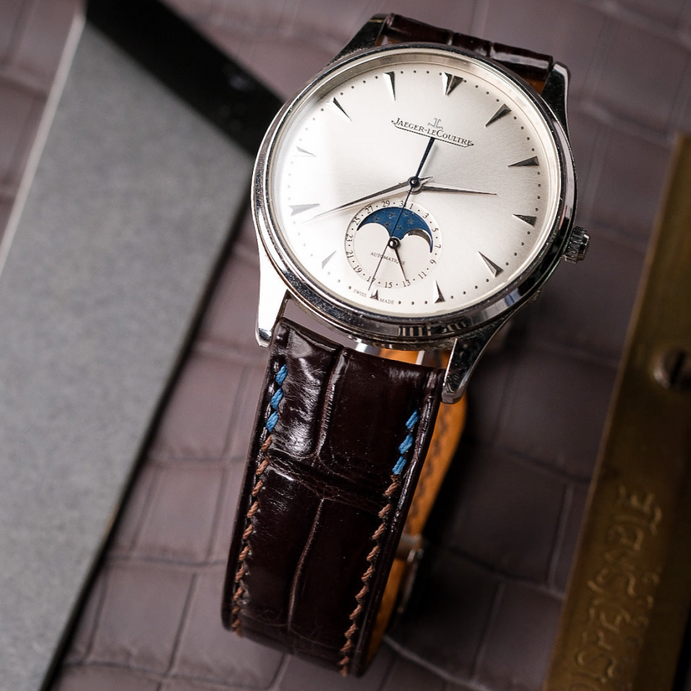Alligator Leather Strap for Jaeger-LeCoultre Master