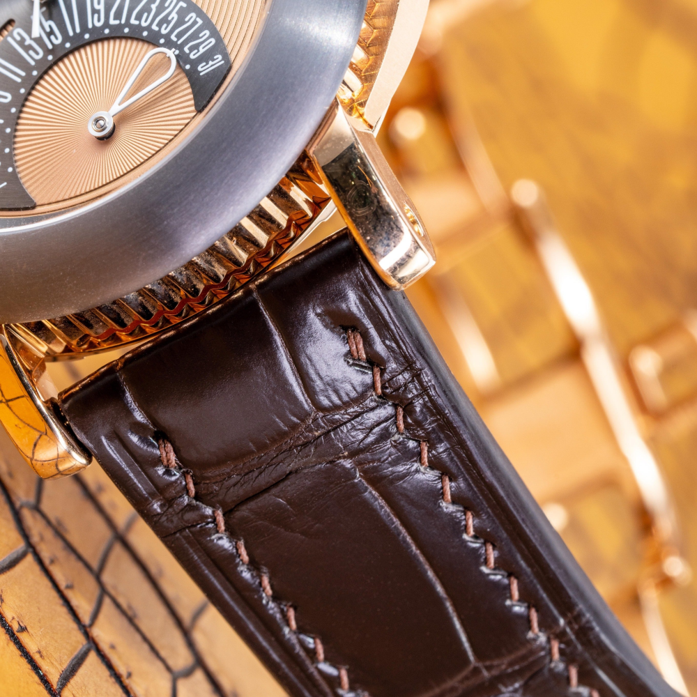 Alligator Leather Strap for Gerald Genta