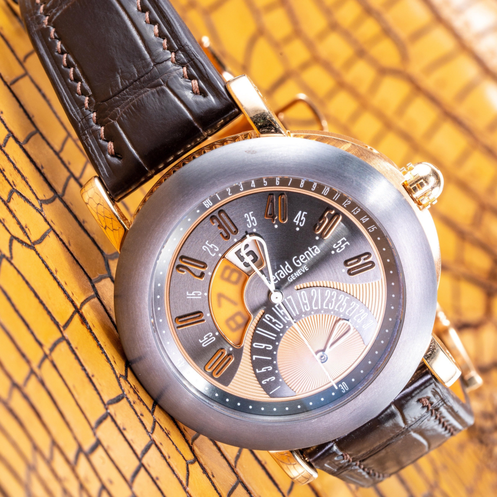 Alligator Leather Strap for Gerald Genta