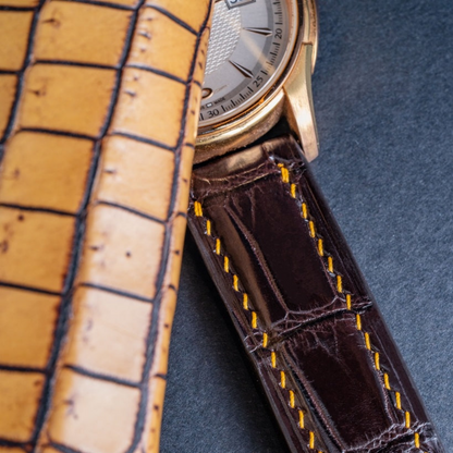 Alligator Leather Strap for Hamilton