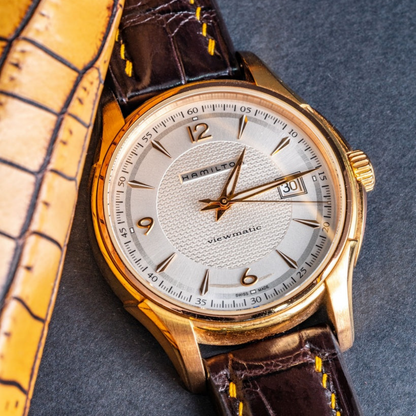 Alligator Leather Strap for Hamilton