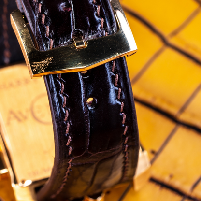 Alligator Leather Strap for Harry Winston
