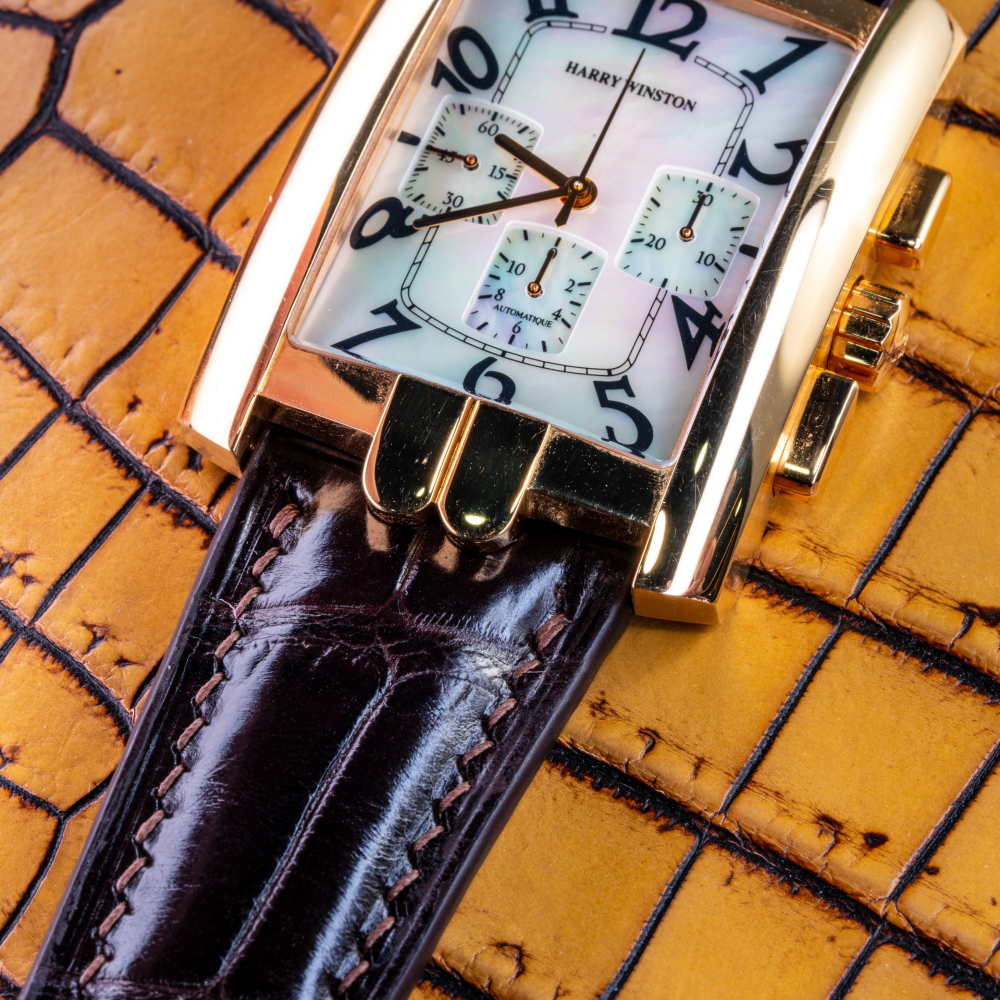 Alligator Leather Strap for Harry Winston