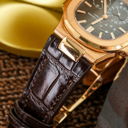 Alligator Leather Strap for Patek Philippe Nautilus