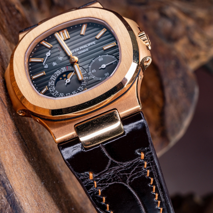 Alligator Leather Strap for Patek Philippe Nautilus