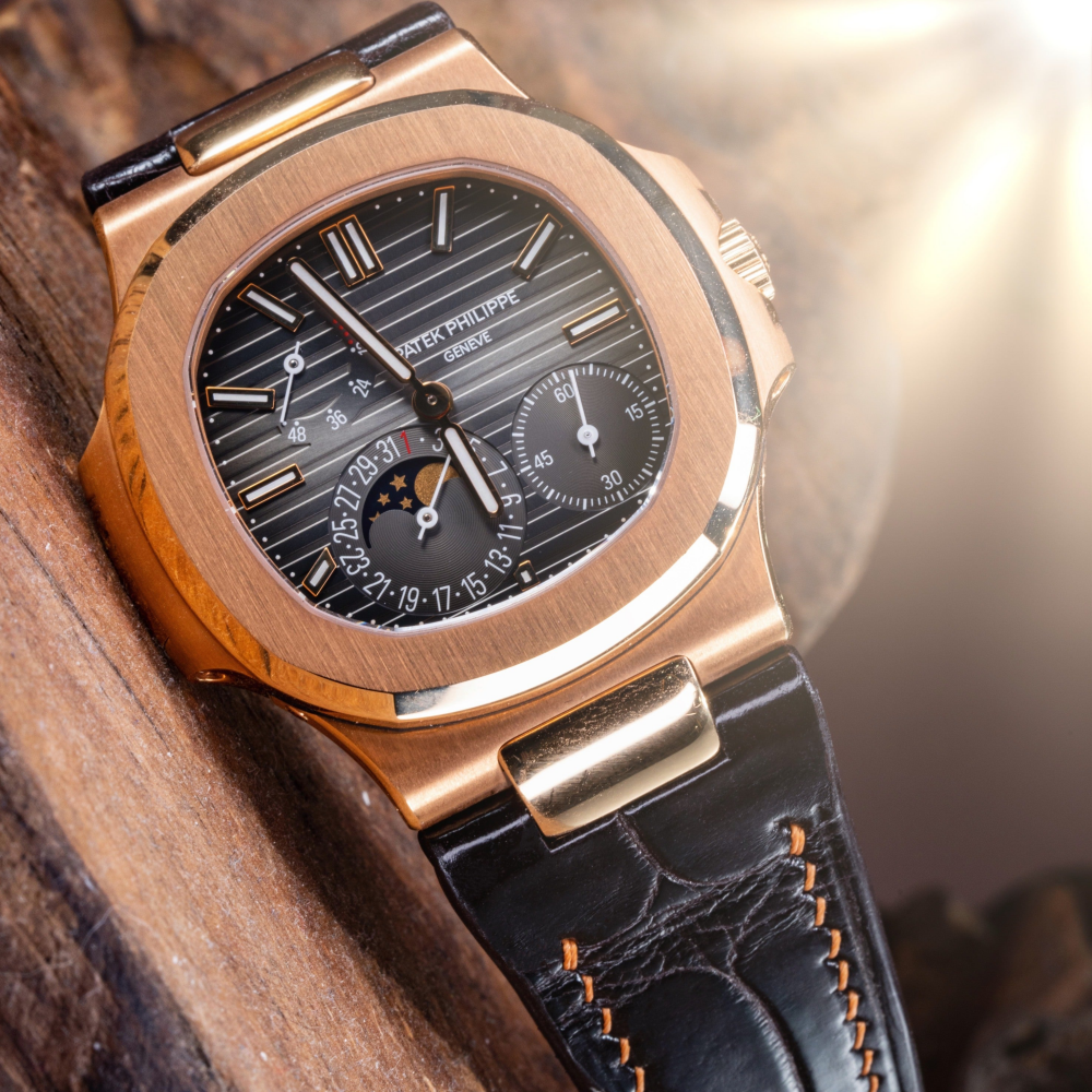 Alligator Leather Strap for Patek Philippe Nautilus