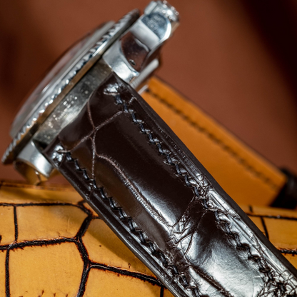 Alligator Leather Strap for Rolex Oyster Perpetual