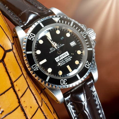 Alligator Leather Strap for Rolex Oyster Perpetual