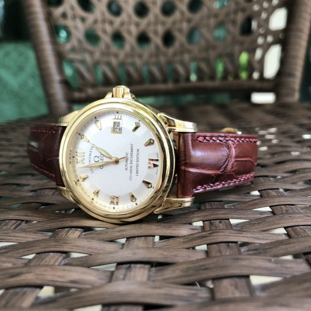 Omega De Ville Alligator Leather Strap