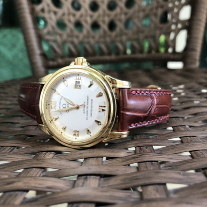 Omega De Ville Alligator Leather Strap