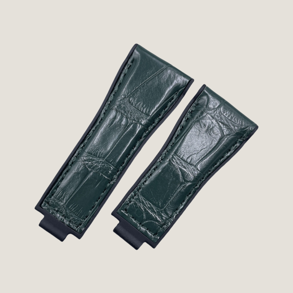 Hybrid Alligator & FKM Rubber Strap for Rolex