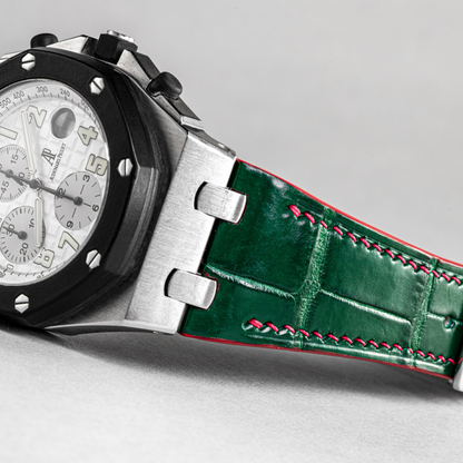 Alligator Leather Strap for AP Royal Oak Offshore 42mm