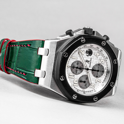 Alligator Leather Strap for AP Royal Oak Offshore 42mm