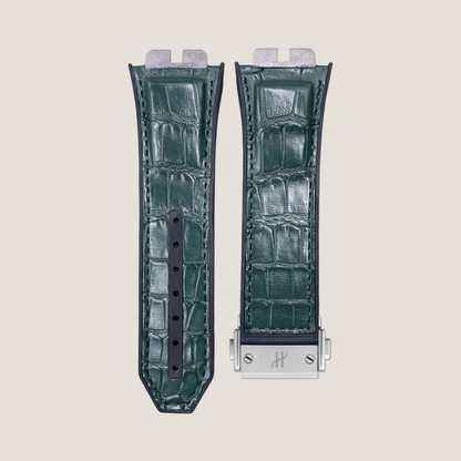 Hybrid Alligator & FKM Rubber Strap for Hublot