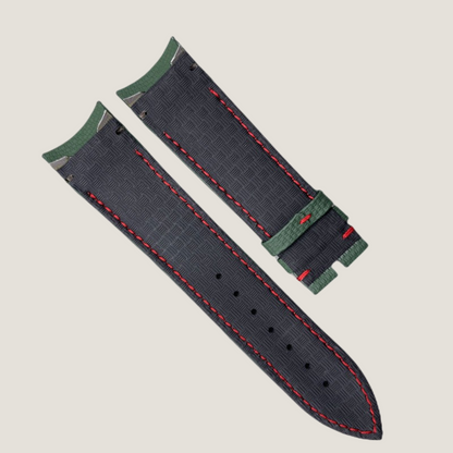 FKM Sailcloth Rubber Strap for Breguet Type XXI 3810