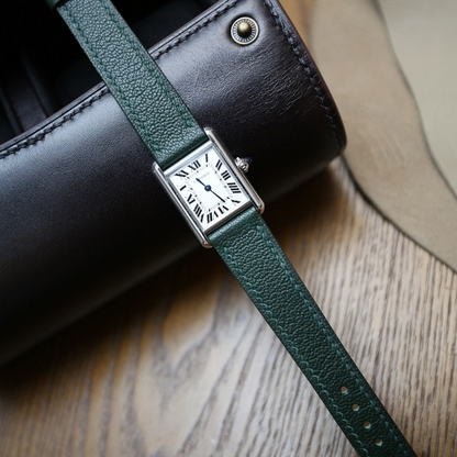 Chevre Leather Strap for Cartier Tank