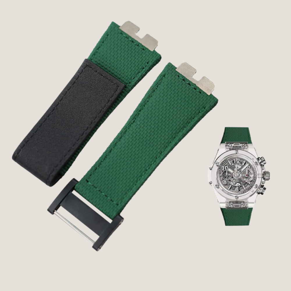 Velcro FKM Rubber Strap for Hublot