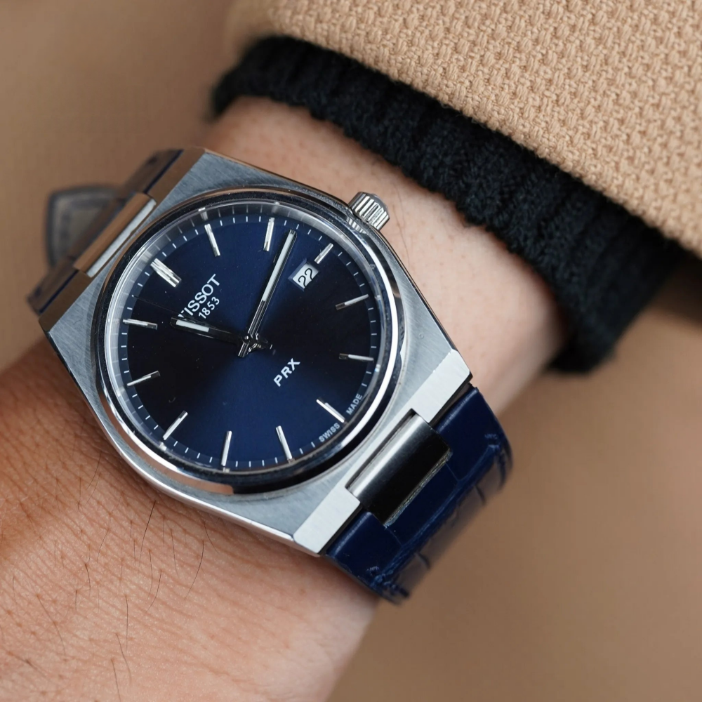 Alligator Leather Strap for Tissot PRX
