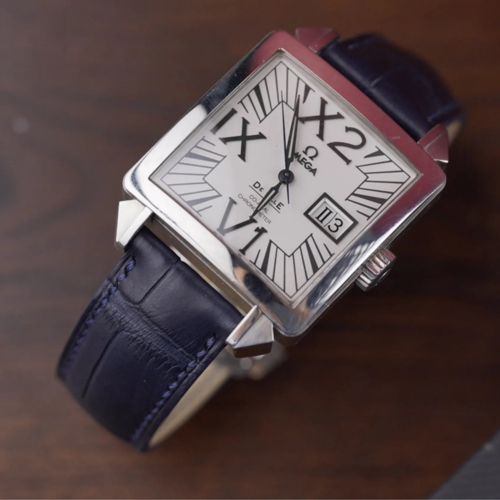Omega De Ville Alligator Leather Strap
