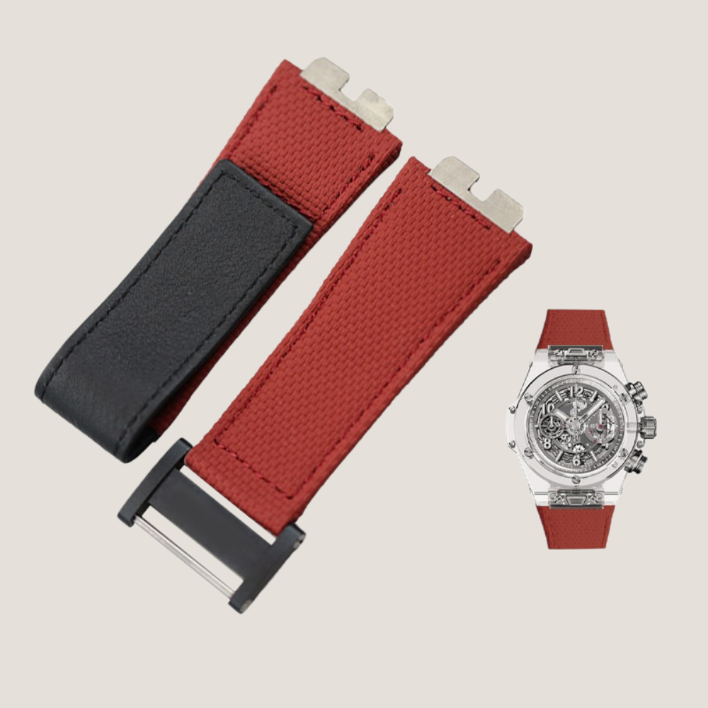 Velcro FKM Rubber Strap for Hublot