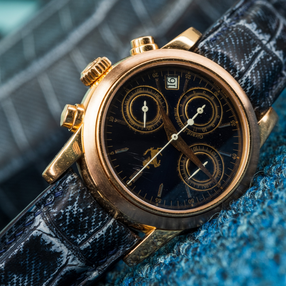 Alligator Leather Strap for Girard-Perregaux