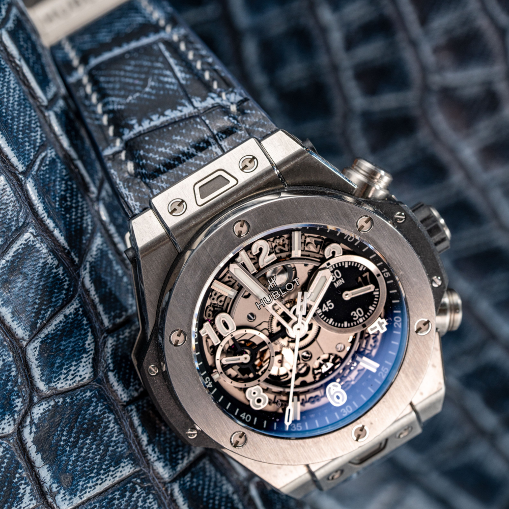 Alligator Leather Strap for Hublot Big Bang Unico