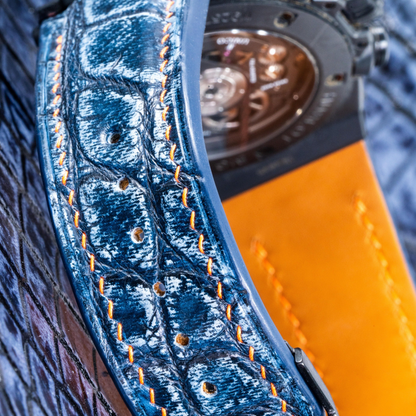 Alligator Leather Strap for Hublot Big Bang Unico
