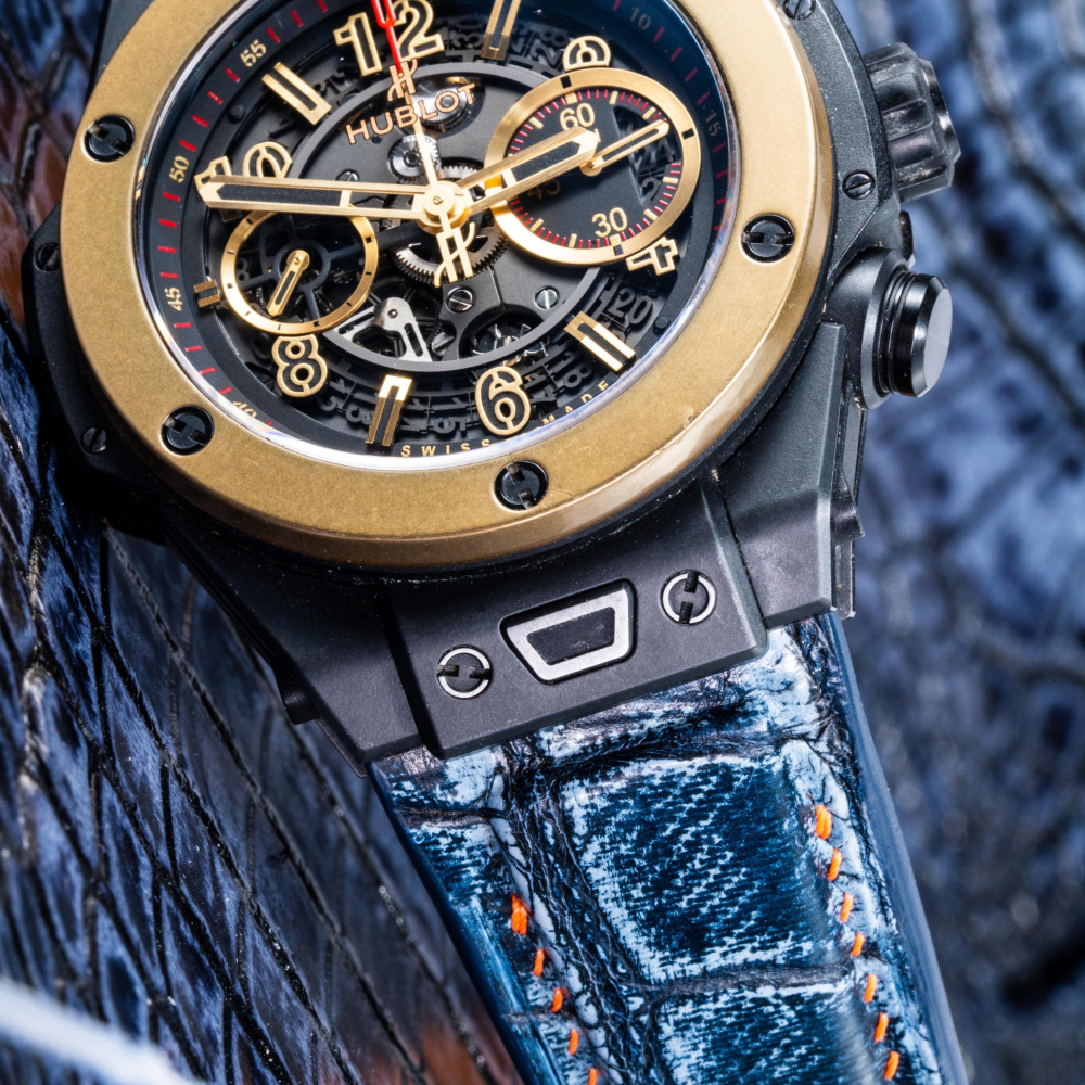 Alligator Leather Strap for Hublot Big Bang Unico