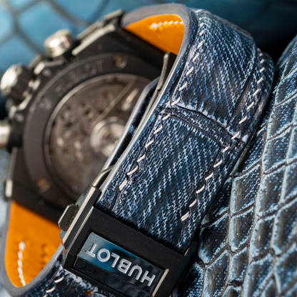 Alligator Leather Strap for Hublot Big Bang Unico
