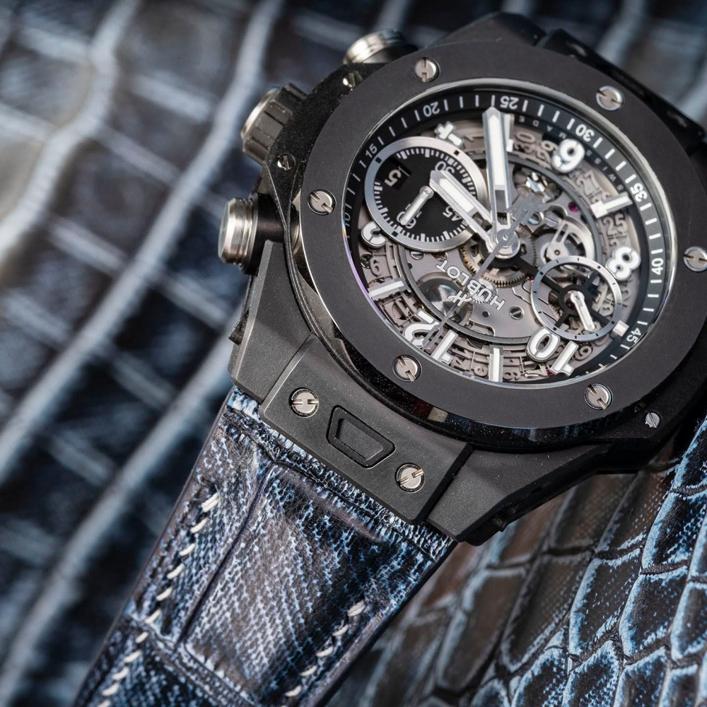 Alligator Leather Strap for Hublot Big Bang Unico