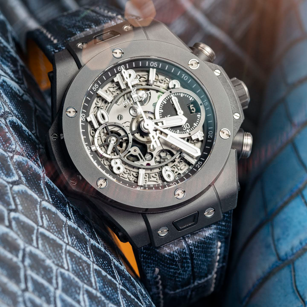Alligator Leather Strap for Hublot Big Bang Unico