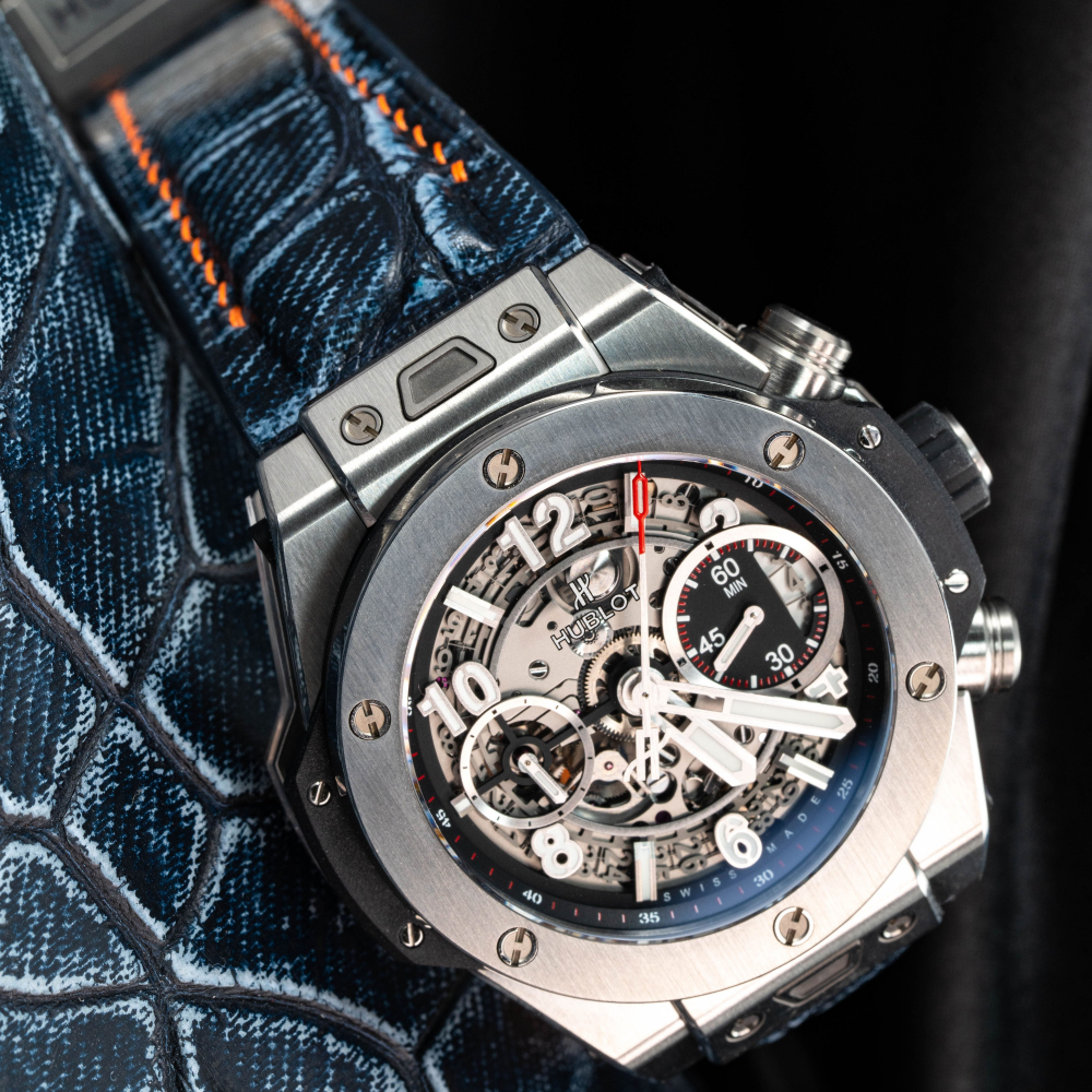 Alligator Leather Strap for Hublot Big Bang Unico