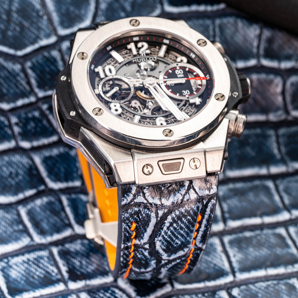 Alligator Leather Strap for Hublot Big Bang Unico