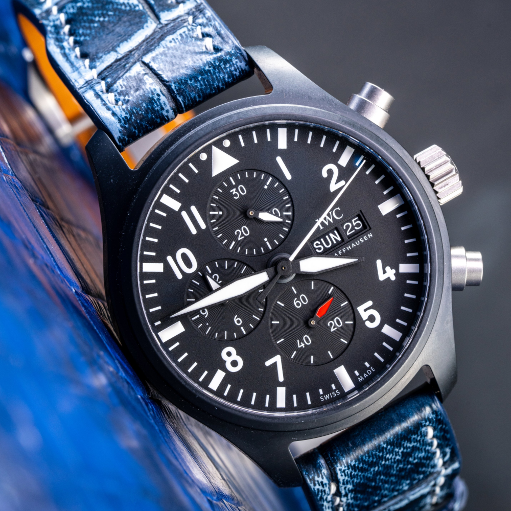 Alligator Leather Strap for IWC Pilot