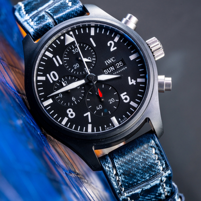 Alligator Leather Strap for IWC Pilot