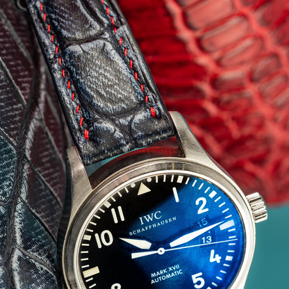 Alligator Leather Strap for IWC Pilot