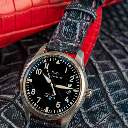 Alligator Leather Strap for IWC Pilot