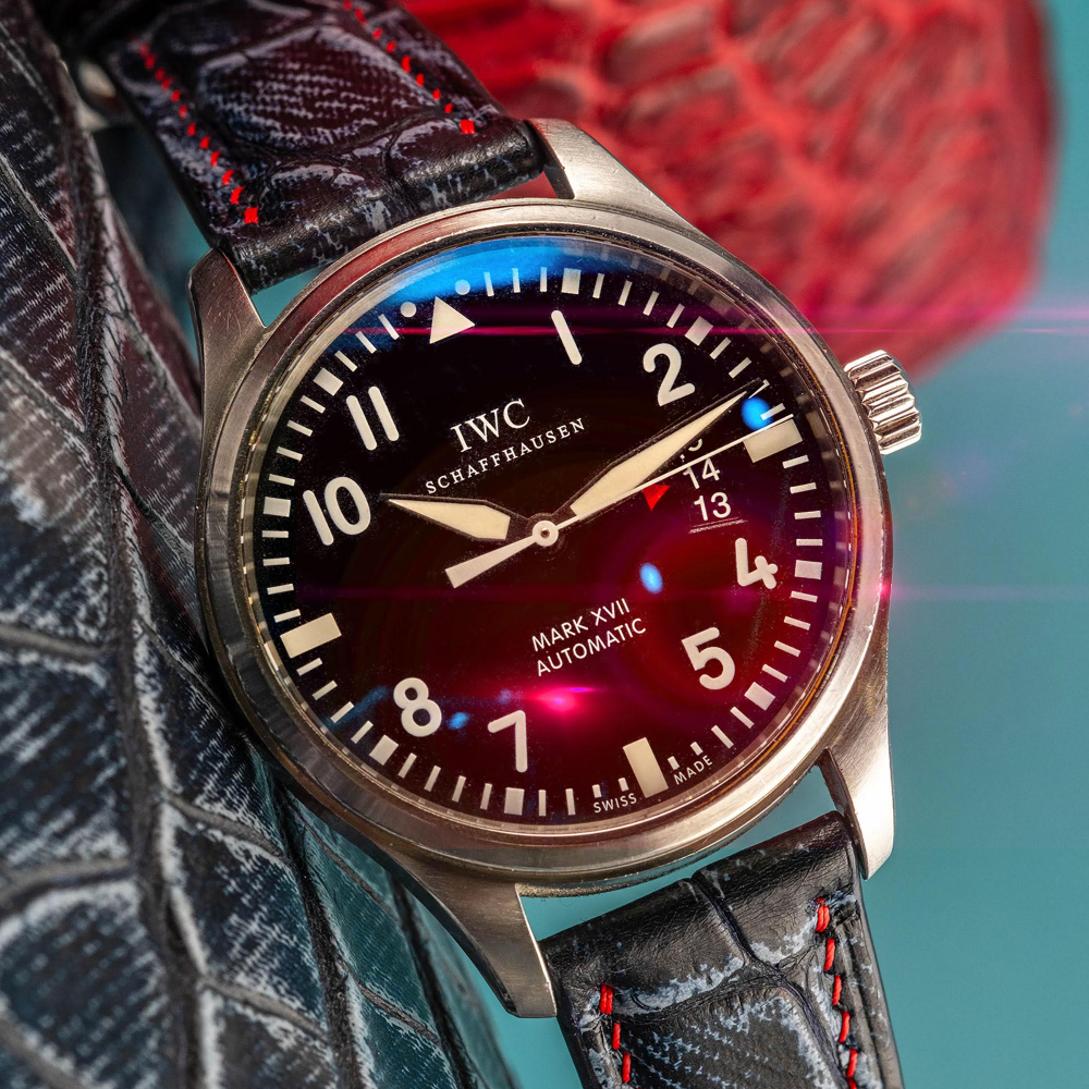 Alligator Leather Strap for IWC Pilot