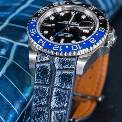 Alligator Leather Strap for Rolex GMT-Master II